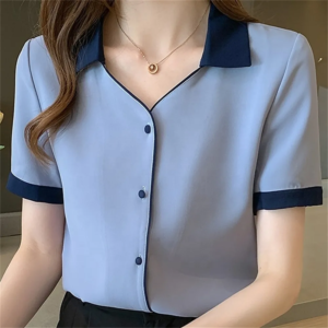 BLUSA MANGA LARGA Y MANGA CORTA